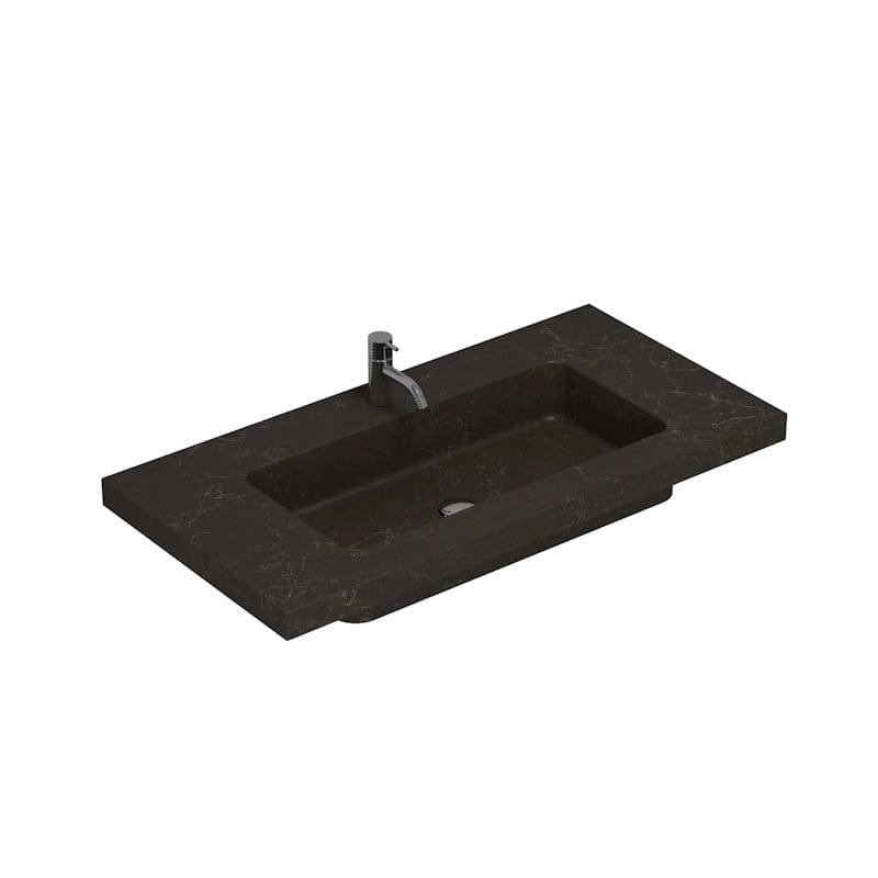 Dansani Calidris Unique Silestone servant måltilpasset D50,5 H1,2cm Calypso / 100cm Dansani Baderomsservant DA-631710414
