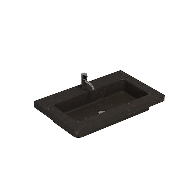Dansani Calidris Unique Silestone servant måltilpasset D50,5 H1,2cm Calypso / 80cm Dansani Baderomsservant DA-631708414