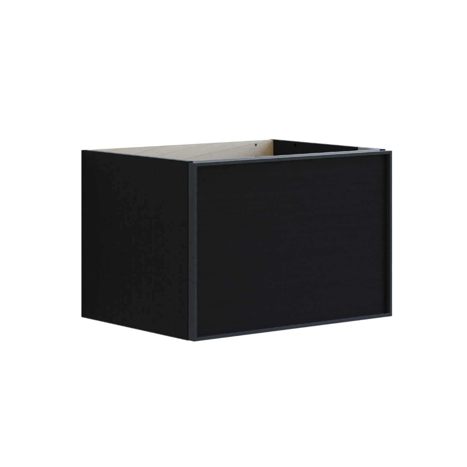 Dansani Inzo Alu-ramme svart Servantskap 1 skuff B60-120xH40xD44cm Svart eik / 60cm Dansani Servantskap DA-U14-8050