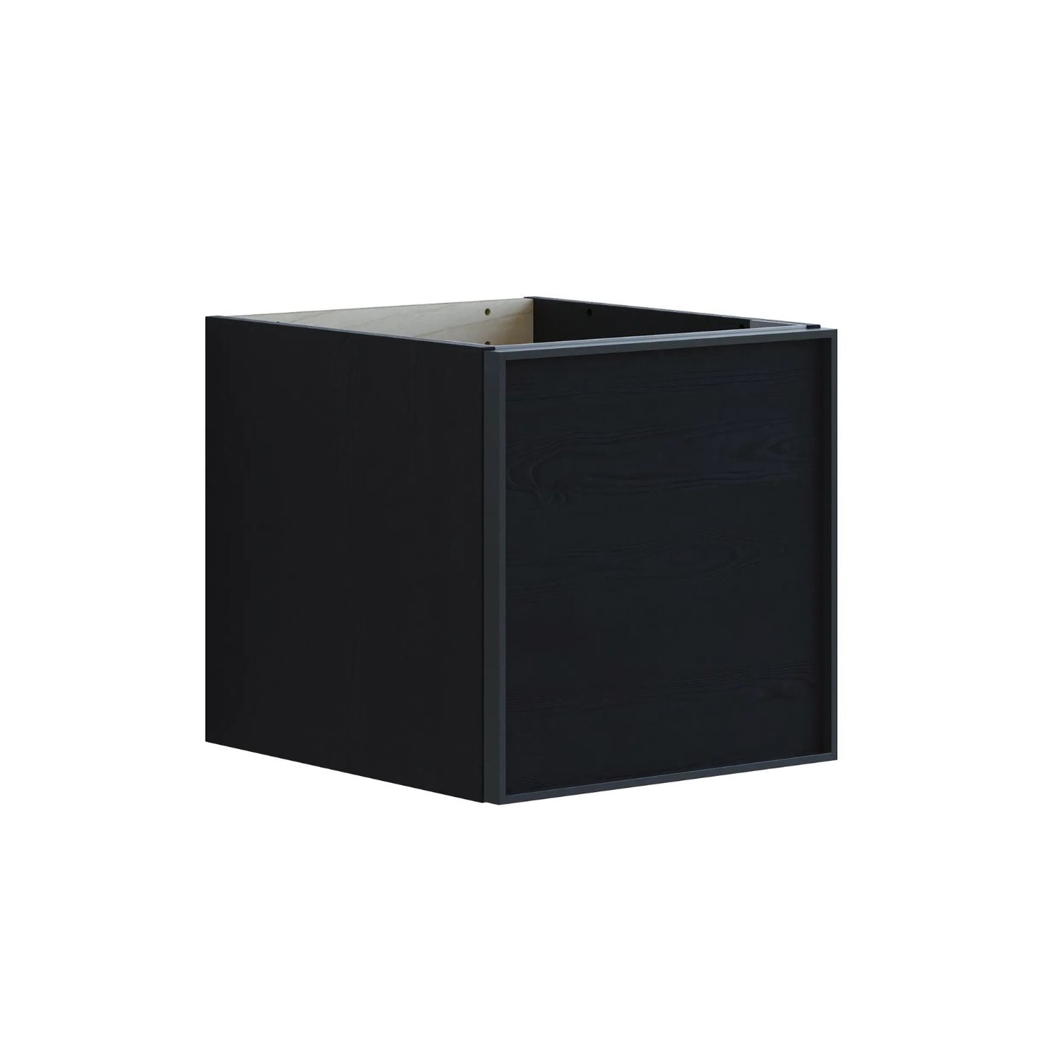 Dansani Inzo Alu-ramme svart Underskap 1 skuff B40xH40xD44cm Svart eik Dansani Sideskap bad DA-U51-8050