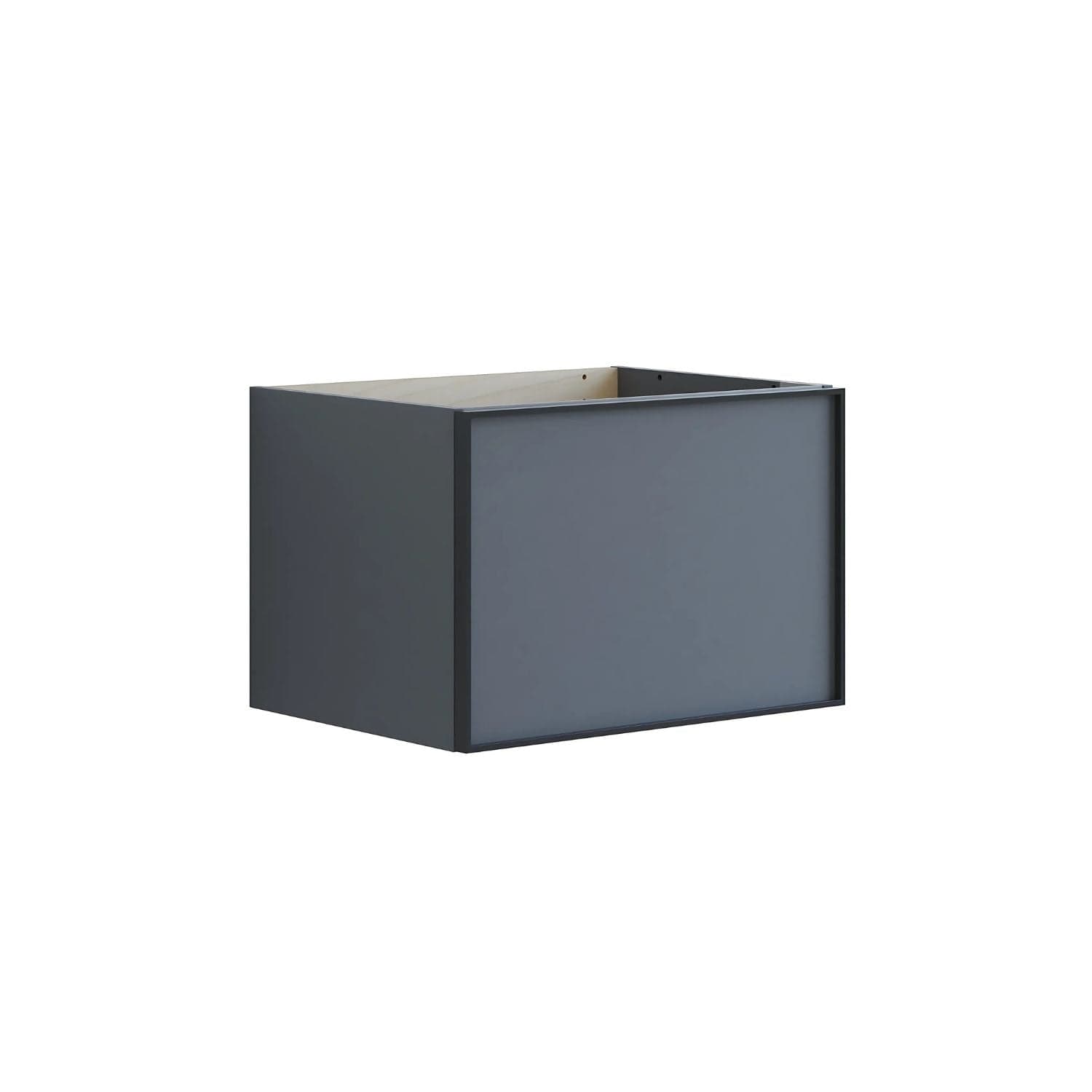 Dansani Inzo Alu-ramme svart Underskap 1 skuff B60-120xH40xD44cm Grå matt / 60cm Dansani Sideskap bad DA-U29-8003