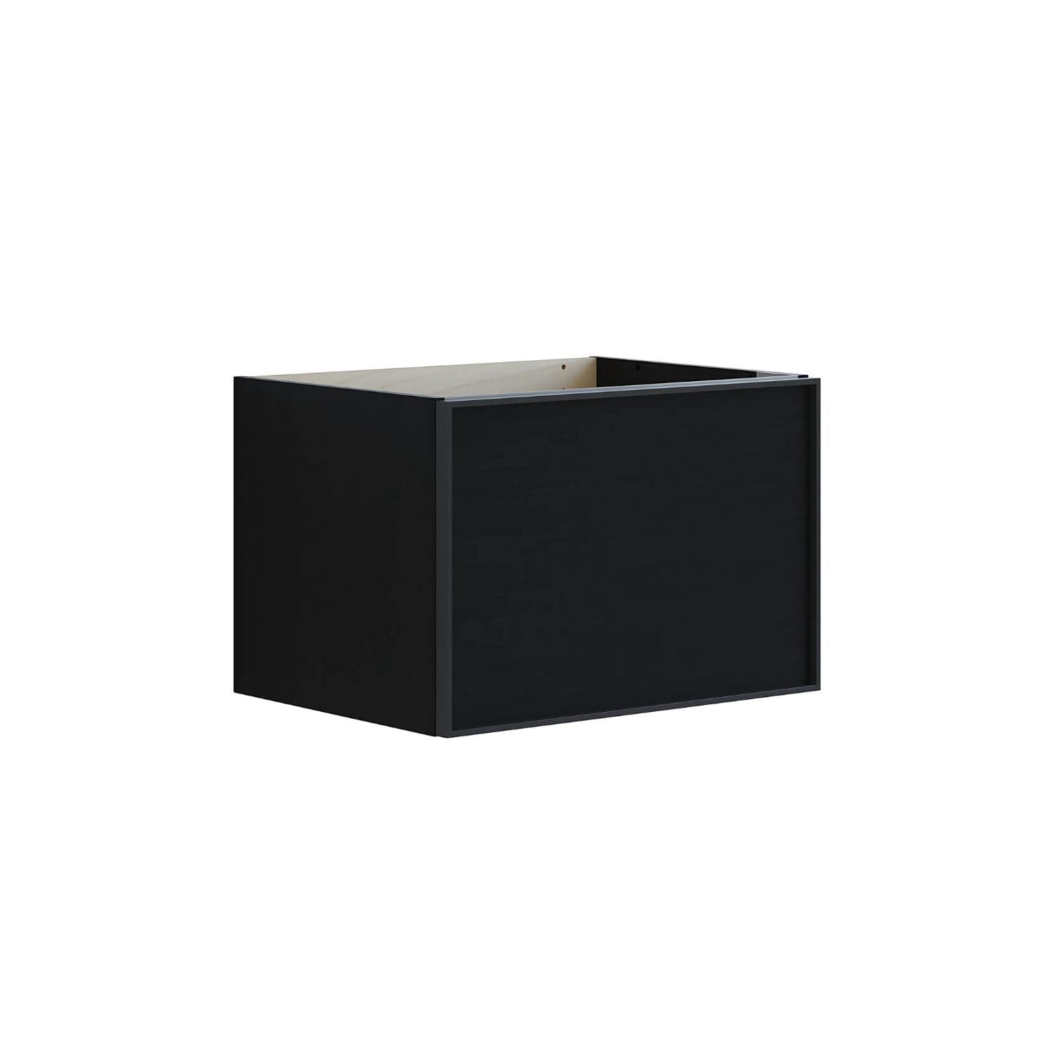 Dansani Inzo Alu-ramme svart Underskap 1 skuff B60-120xH40xD44cm Svart eik / 60cm Dansani Sideskap bad DA-U29-8050