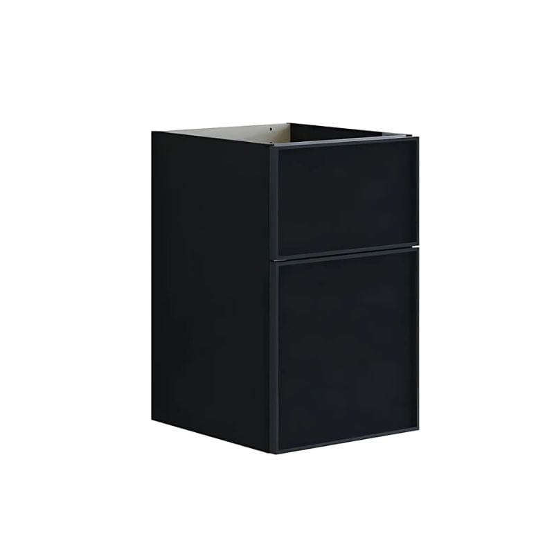 Dansani Inzo Alu-ramme svart Underskap 2 skuff B40xH48-64xD44cm Svart eik / 64cm Dansani Sideskap bad DA-U53-8050