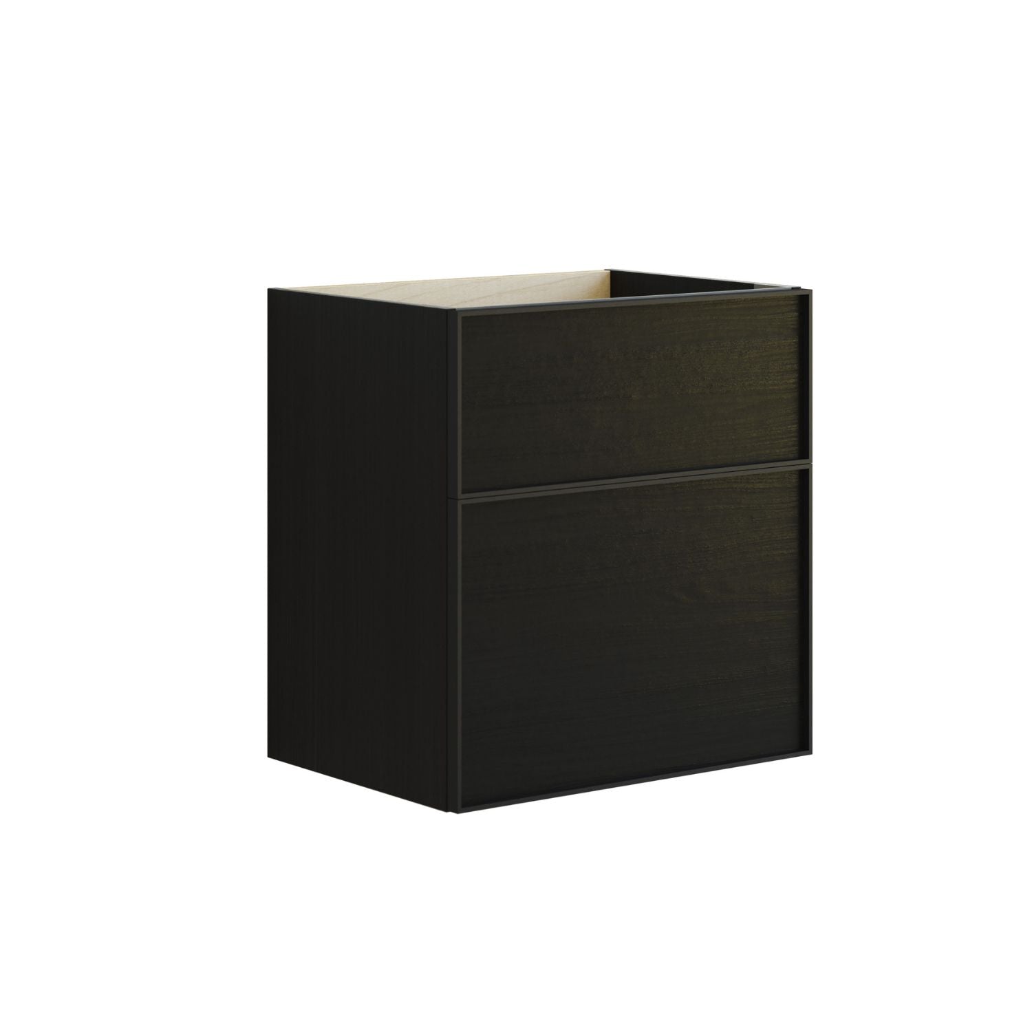 Dansani Inzo Alu-ramme svart Underskap 2 skuff Dansani Sideskap bad