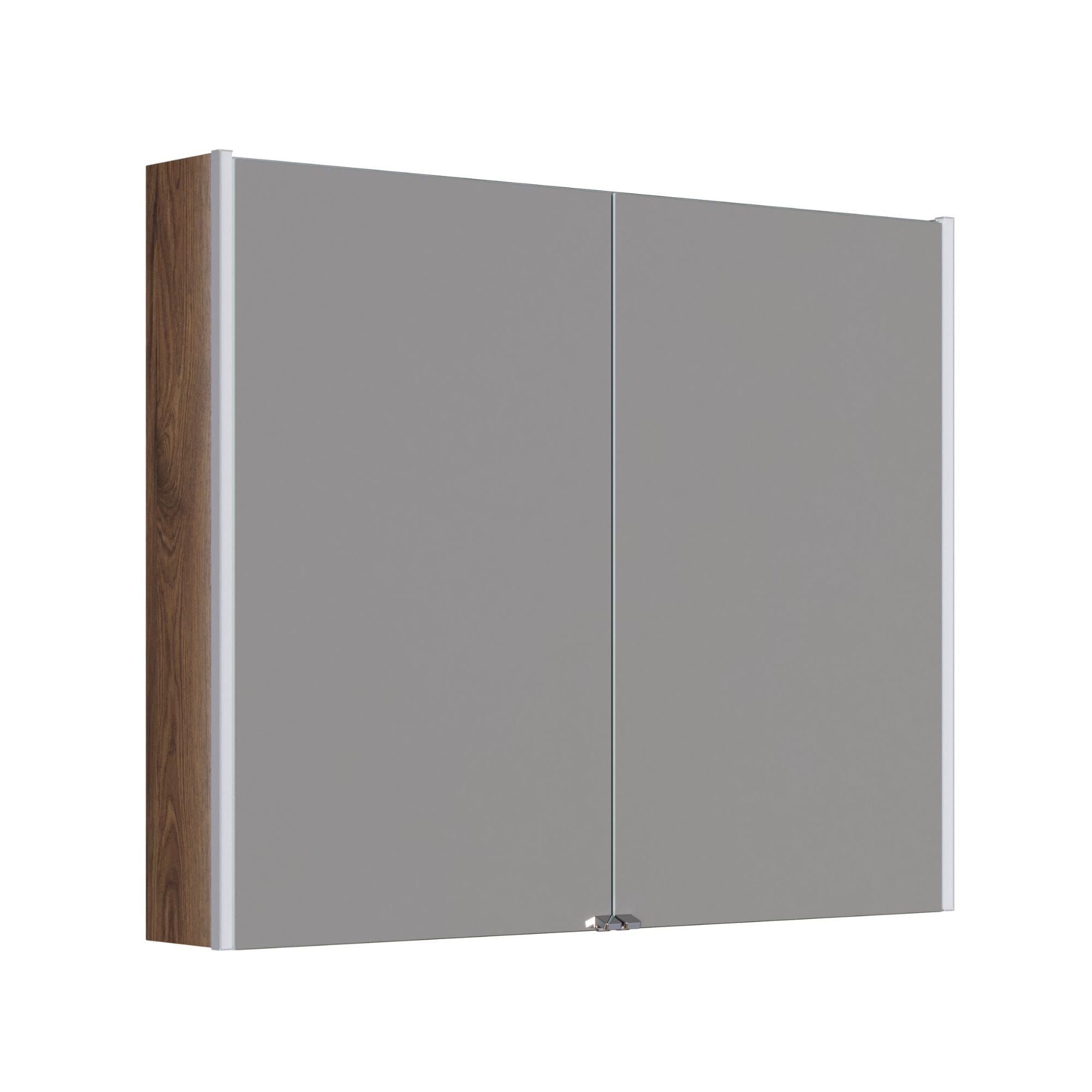 Dansani Inzo Ambi speilskap 2 dører Brun eik / 100cm Dansani Speilskap DA-S890-152