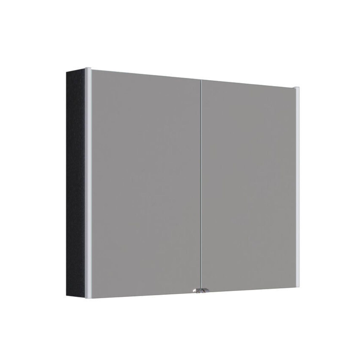 Dansani Inzo Ambi speilskap 2 dører Eik noir / 100cm Dansani Speilskap DA-S890-144