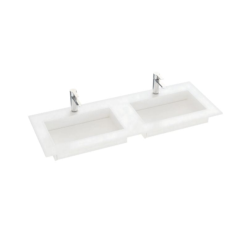 Dansani Inzo Angular Servant B60-165xH1,20xD45,50cm Blanco Zeus / 120cm dobbel Dansani Møbelservant DA-338812211