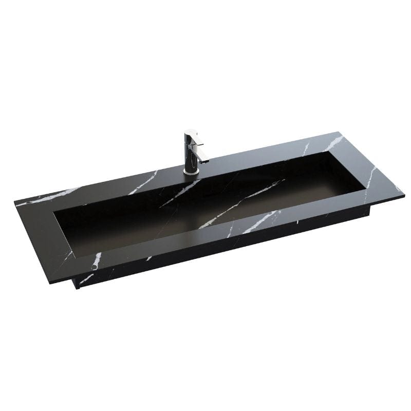 Dansani Inzo Angular Servant B60-165xH1,20xD45,50cm Eternal Marquina / 120cm Dansani Møbelservant DA-338812116