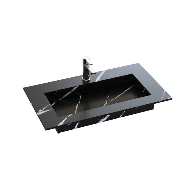 Dansani Inzo Angular Servant B60-165xH1,20xD45,50cm Eternal Marquina / 80cm Dansani Møbelservant DA-338808116