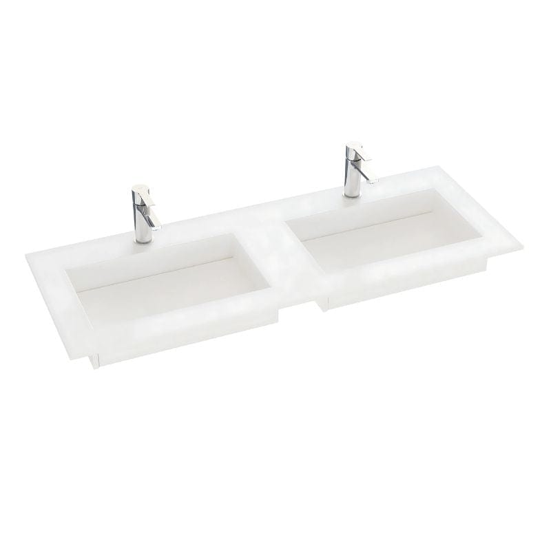 Dansani Inzo Angular Servant mål D45,50cm Blanco Zeus / 160-179cm dobbel Dansani Møbelservant DA-338816511