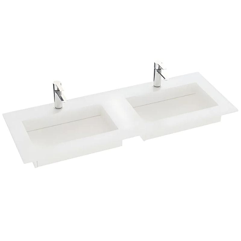 Dansani Inzo Angular Servant mål D45,50cm Blanco Zeus / 220-240cm dobbel Dansani Møbelservant DA-338822511