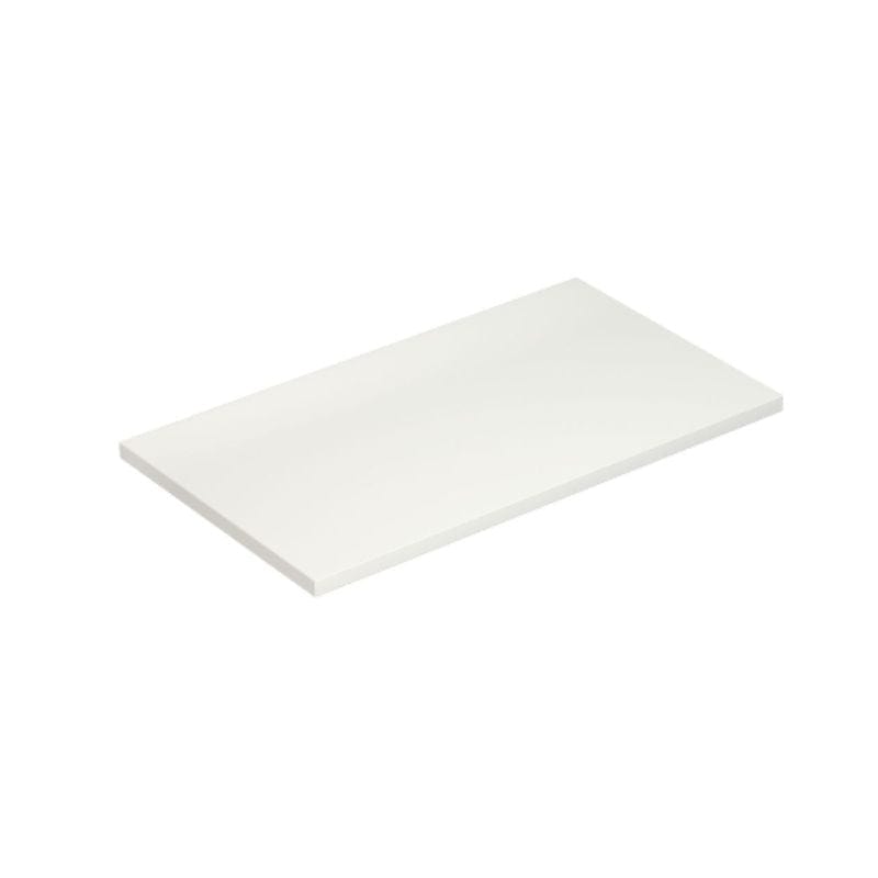 Dansani Inzo Benkeplate Hvit matt / 80cm Dansani Benkeplate bad DA-B02-10