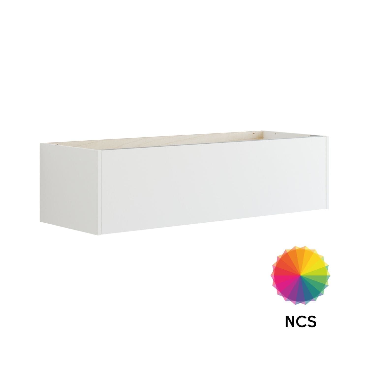 Dansani Inzo Classic Glatt Servantskap 1 skuff B60-120xH32xD44cm NCS farge / 120cm Dansani Servantskap DA-T04-1099