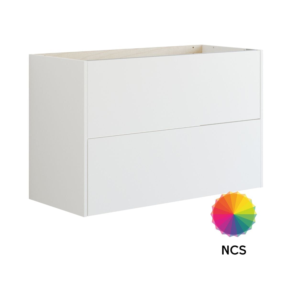 Dansani Inzo Classic Glatt Servantskap 2 skuff B60-120xH64xD44cm NCS farge / 100cm Dansani Servantskap DA-T08-1099