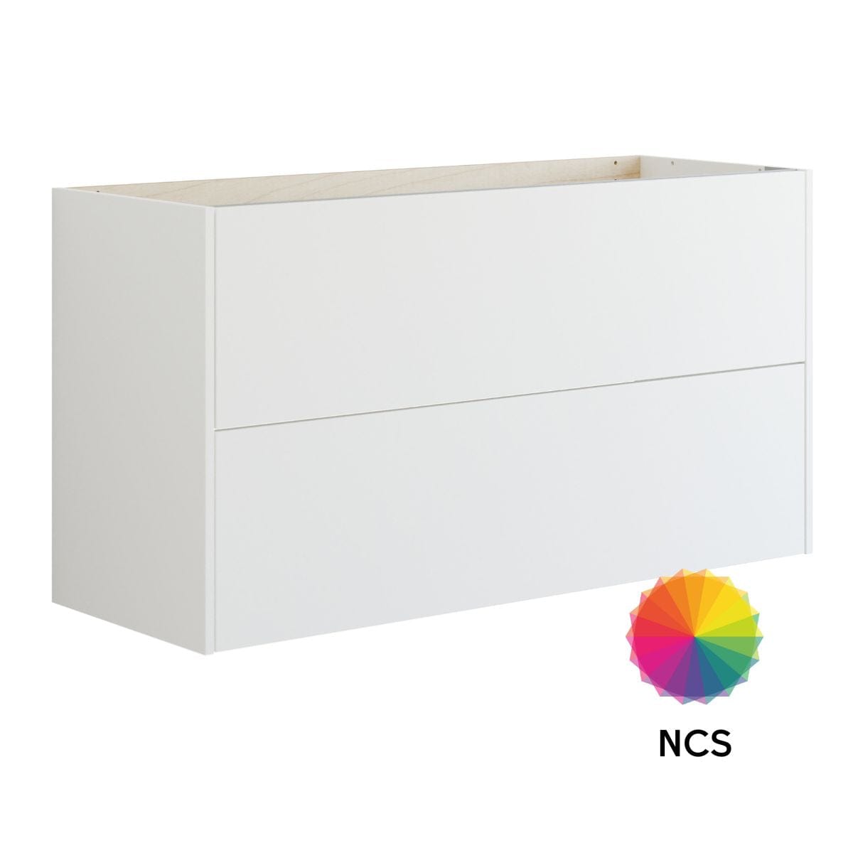 Dansani Inzo Classic Glatt Servantskap 2 skuff B60-120xH64xD44cm NCS farge / 120cm Dansani Servantskap DA-T09-1099