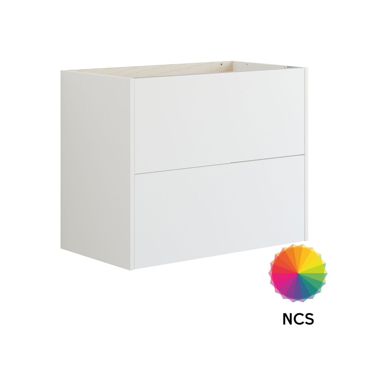 Dansani Inzo Classic Glatt Servantskap 2 skuff B60-120xH64xD44cm NCS farge / 80cm Dansani Servantskap DA-T07-1099