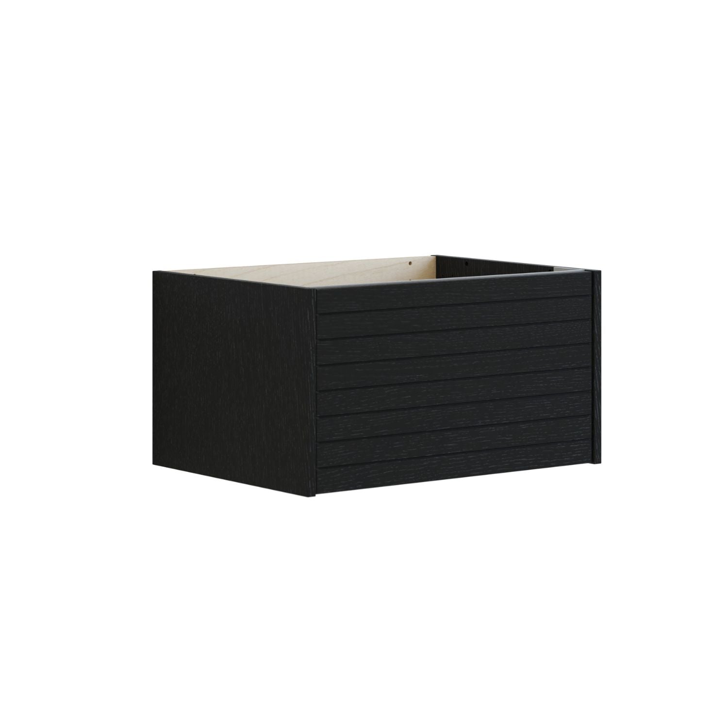 Dansani Inzo Classic Lamel Servantskap 1 skuff B60-120xH32xD44cm Eik noir / 60cm Dansani Servantskap DA-T01-6044