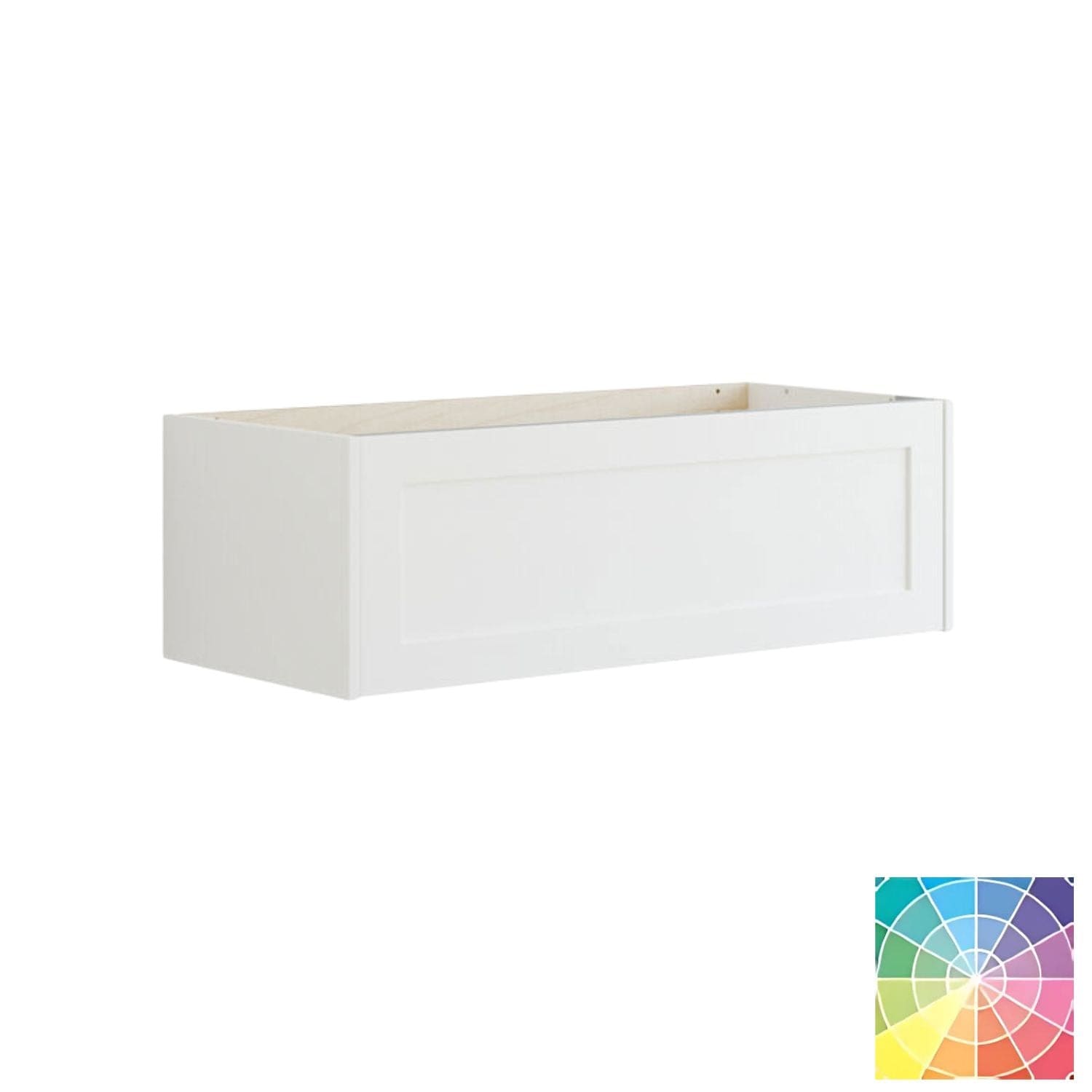 Dansani Inzo Classic Ramme Servantskap 1 skuff Hvit matt/NCS farge / 100cm Dansani Servantskap DA-T03-3091