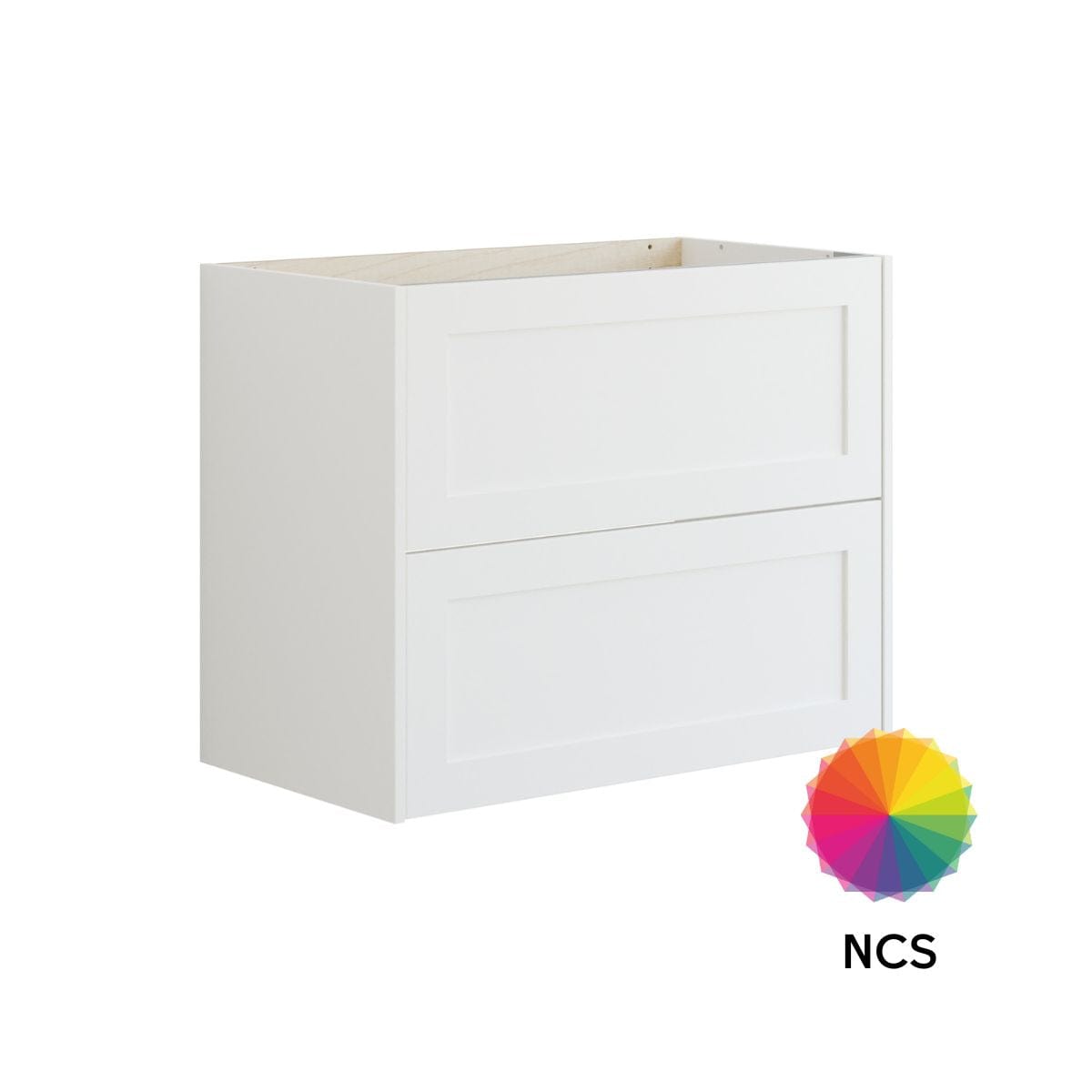 Dansani Inzo Classic Ramme Servantskap 2 skuff B60-120xH64xD44cm NCS farge / 80cm Dansani Servantskap DA-T07-3099