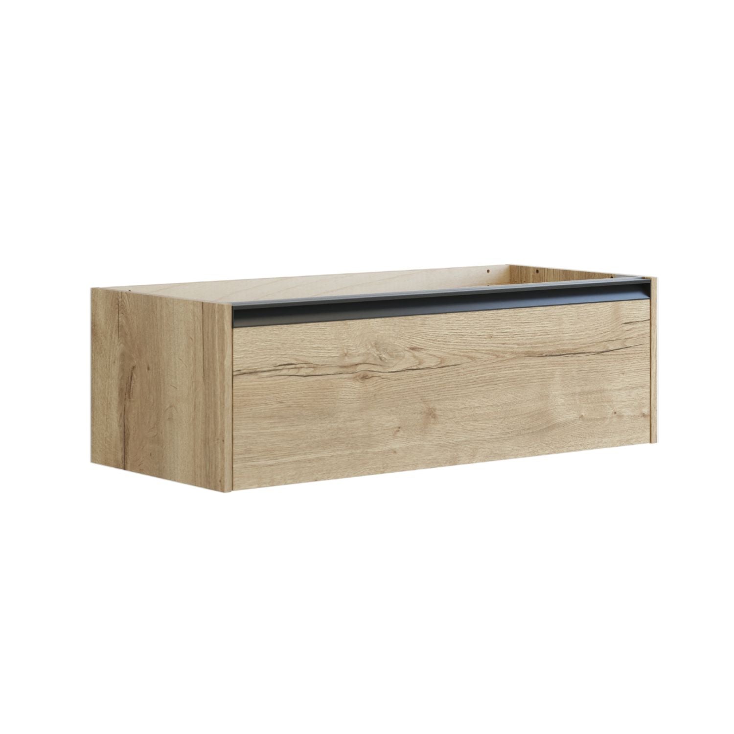 Dansani Inzo Classic Servantskap med Integrert Grep 1 skuff B60-120xH32xD44cm Natur eik / 100cm Dansani Servantskap DA-T03-7049