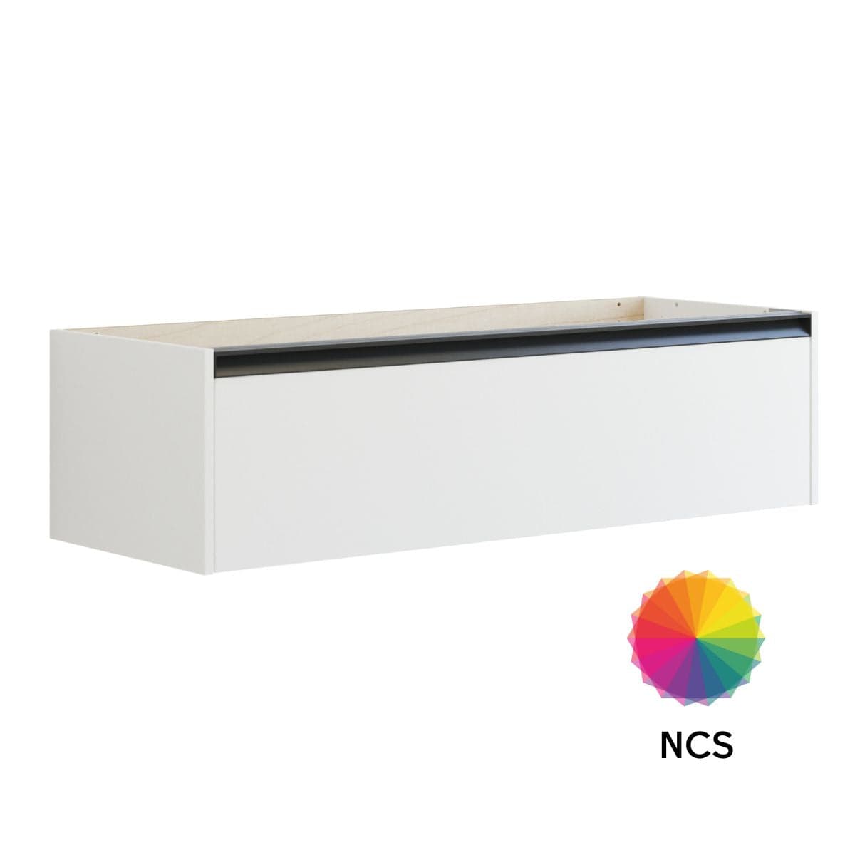 Dansani Inzo Classic Servantskap med Integrert Grep 1 skuff B60-120xH32xD44cm NCS farge / 120cm dobbel Dansani Servantskap DA-T05-7099