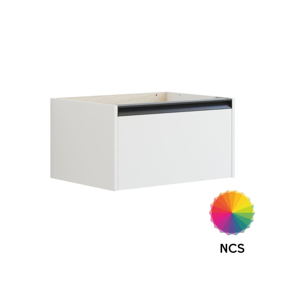 Dansani Inzo Classic Servantskap med Integrert Grep 1 skuff B60-120xH32xD44cm NCS farge / 60cm Dansani Servantskap DA-T01-7099