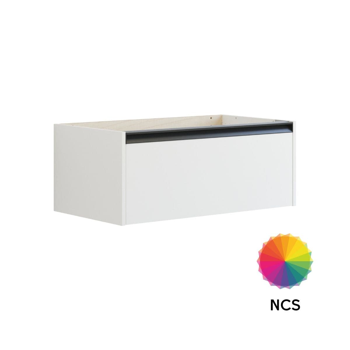 Dansani Inzo Classic Servantskap med Integrert Grep 1 skuff B60-120xH32xD44cm NCS farge / 80cm Dansani Servantskap DA-T02-7099