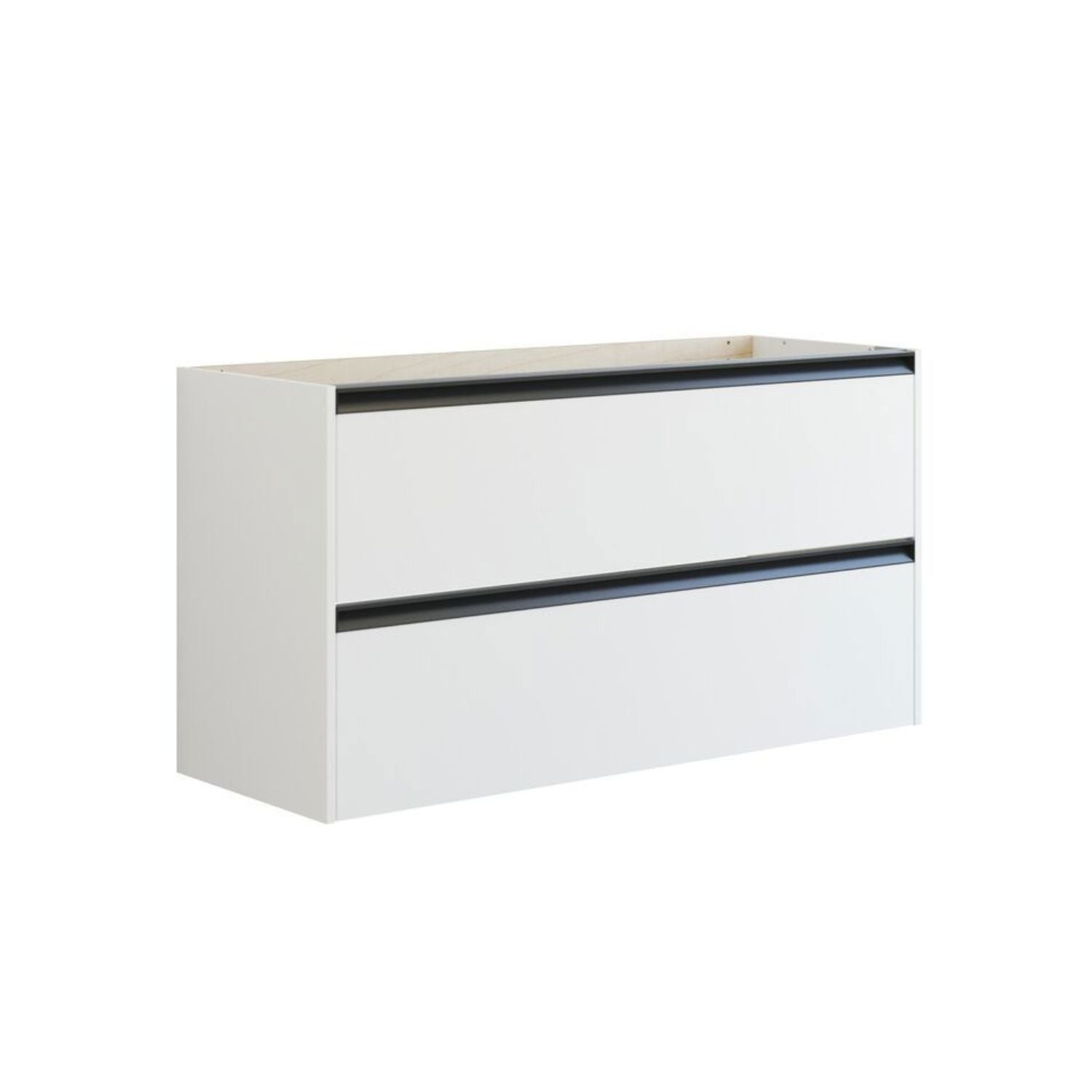 Dansani Inzo Classic Servantskap med Integrert Grep 2 skuff Hvit matt / 120cm Dansani Servantskap DA-T09-7010