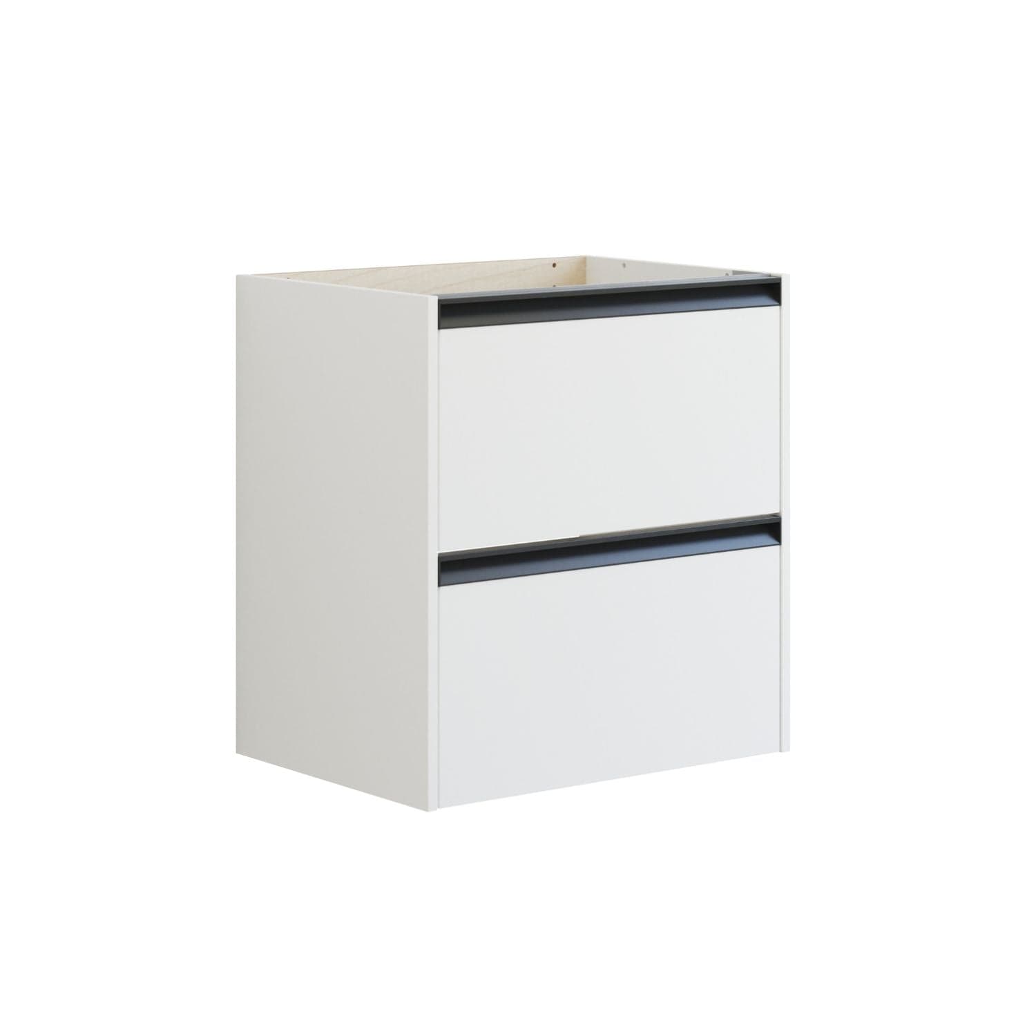 Dansani Inzo Classic Servantskap med Integrert Grep 2 skuff Hvit matt / 60cm Dansani Servantskap DA-T06-7010