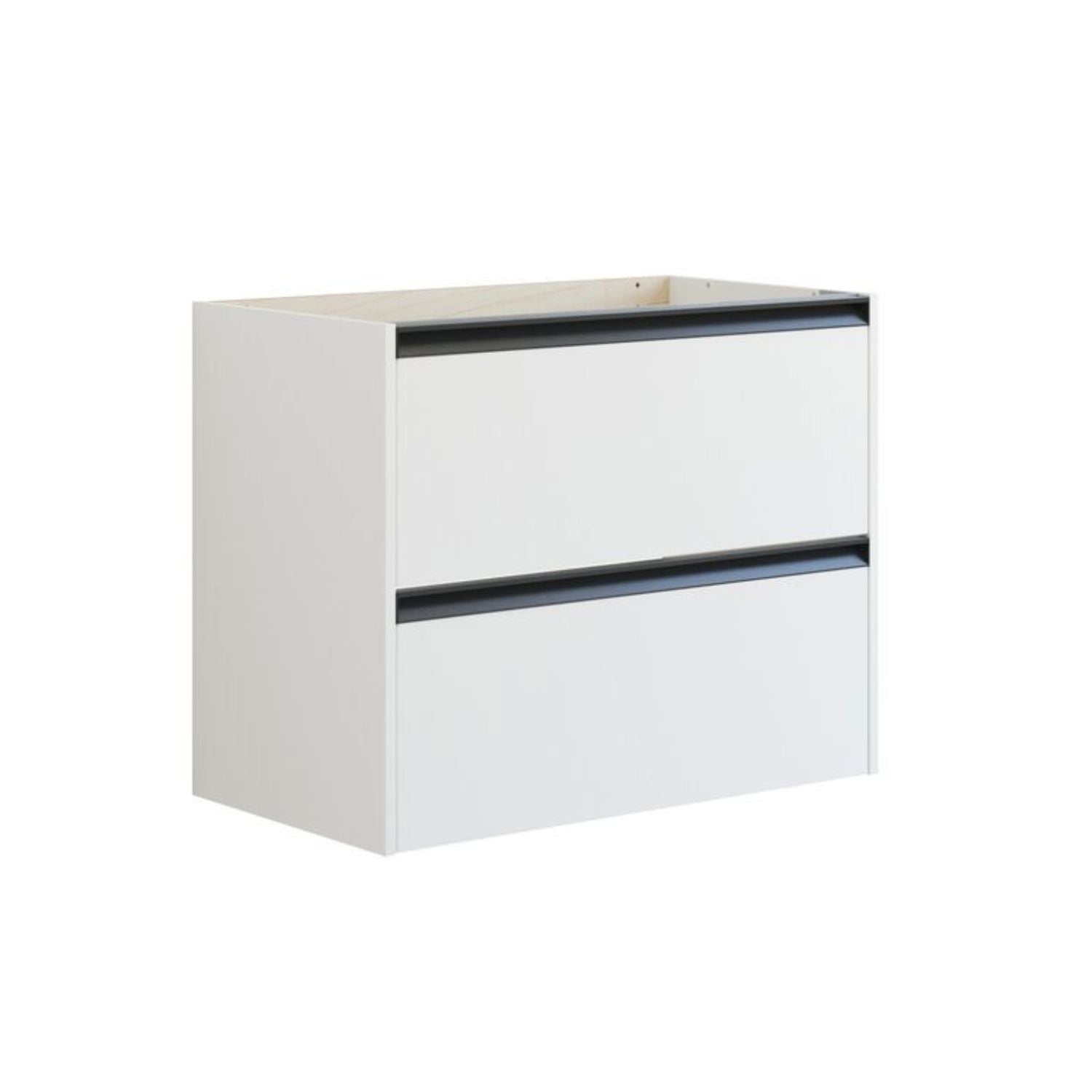 Dansani Inzo Classic Servantskap med Integrert Grep 2 skuff Hvit matt / 80cm Dansani Servantskap DA-T07-7010