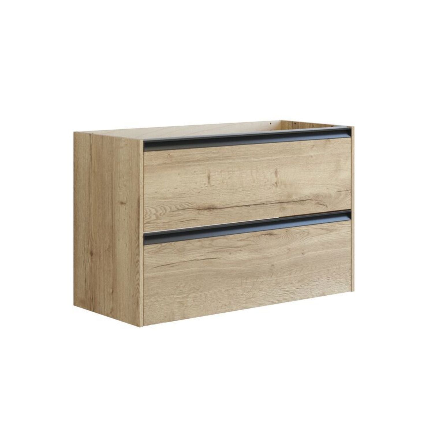 Dansani Inzo Classic Servantskap med Integrert Grep 2 skuff Natur eik / 100cm Dansani Servantskap DA-T08-7049