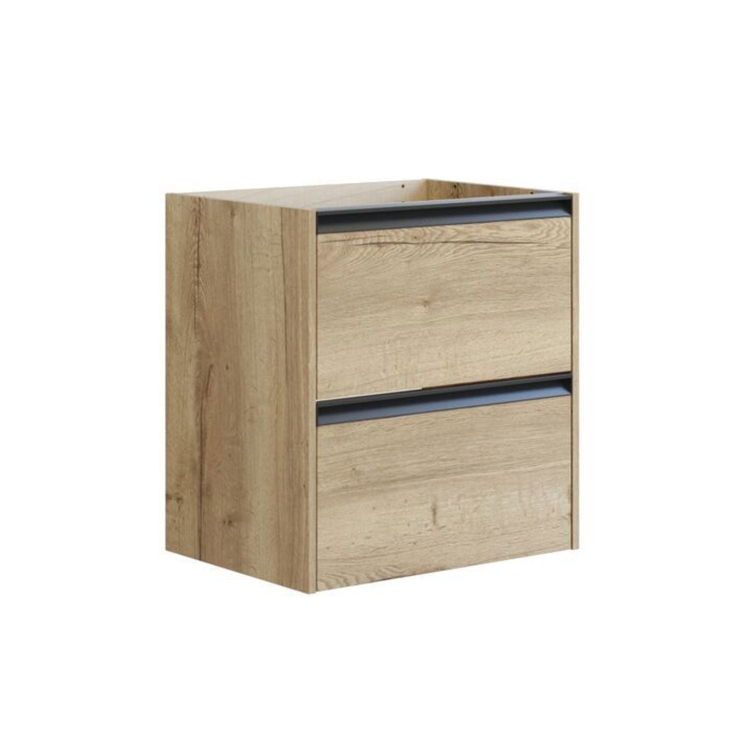 Dansani Inzo Classic Servantskap med Integrert Grep 2 skuff Natur eik / 60cm Dansani Servantskap DA-T06-7049