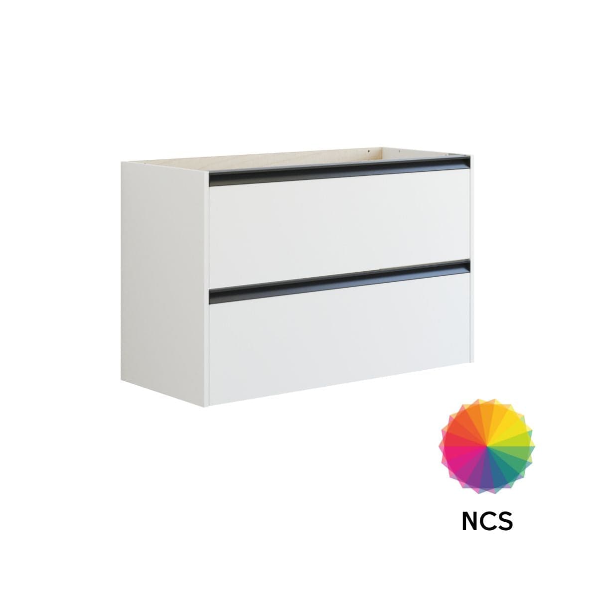 Dansani Inzo Classic Servantskap med Integrert Grep 2 skuff NCS farge / 100cm Dansani Servantskap DA-T08-7099