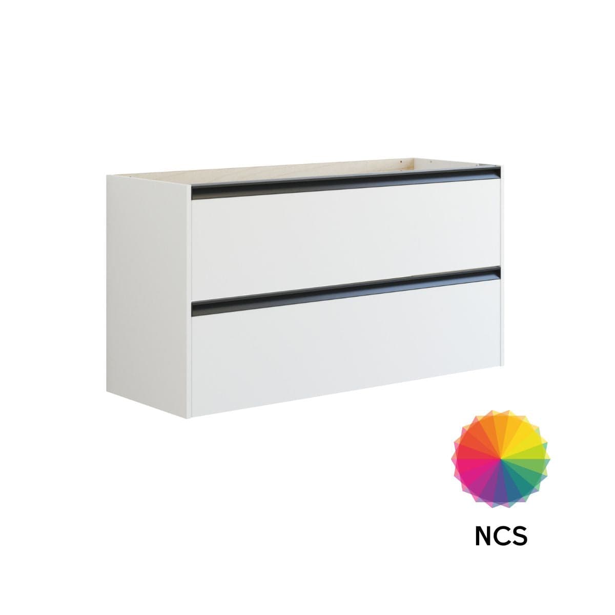 Dansani Inzo Classic Servantskap med Integrert Grep 2 skuff NCS farge / 120cm Dansani Servantskap DA-T09-7099