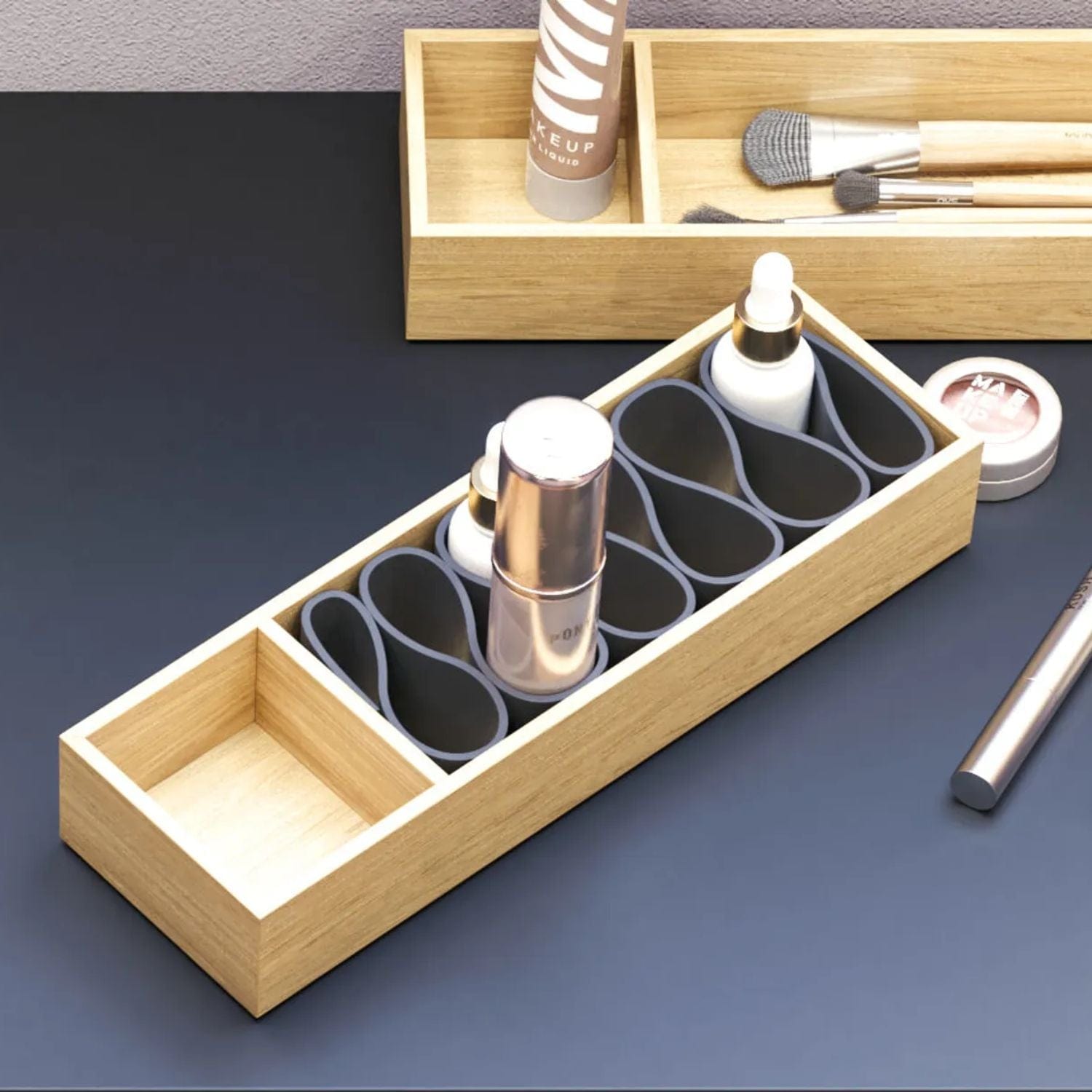 Dansani Inzo Fleksible Romdeler Svart Dansani Tilbehør baderomsinnredning DA-SI24