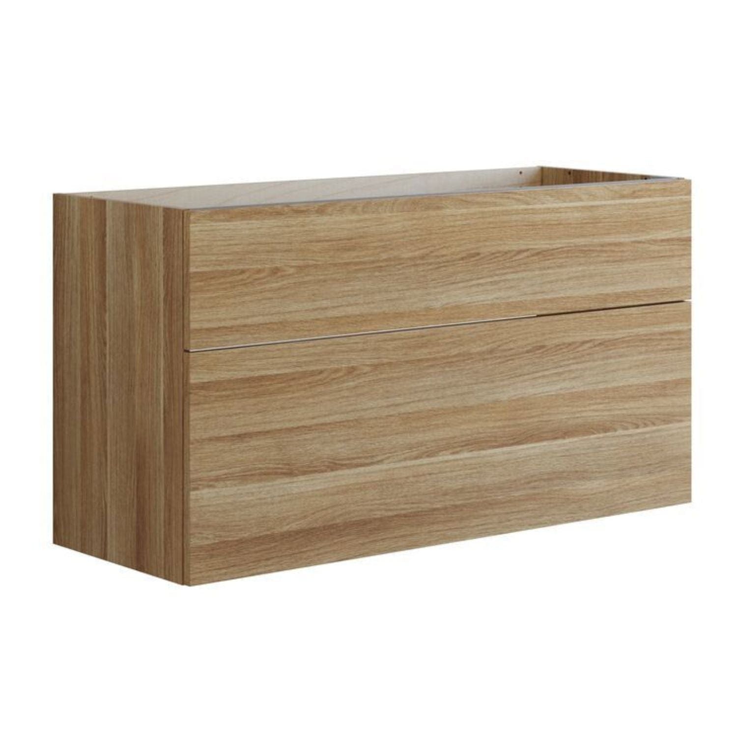 Dansani Inzo Glatt Servantskap 2 skuff ekstra høy underskuff Varm eik / 120cm Dansani Servantskap DA-U27-1055