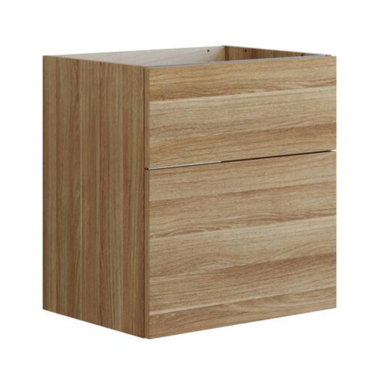 Dansani Inzo Glatt Servantskap 2 skuff ekstra høy underskuff Varm eik / 60cm Dansani Servantskap DA-U24-1055