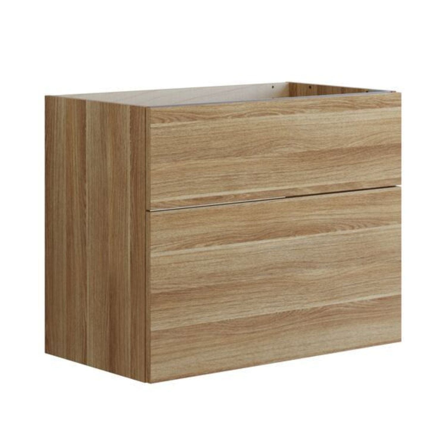 Dansani Inzo Glatt Servantskap 2 skuff ekstra høy underskuff Varm eik / 80cm Dansani Servantskap DA-U25-1055