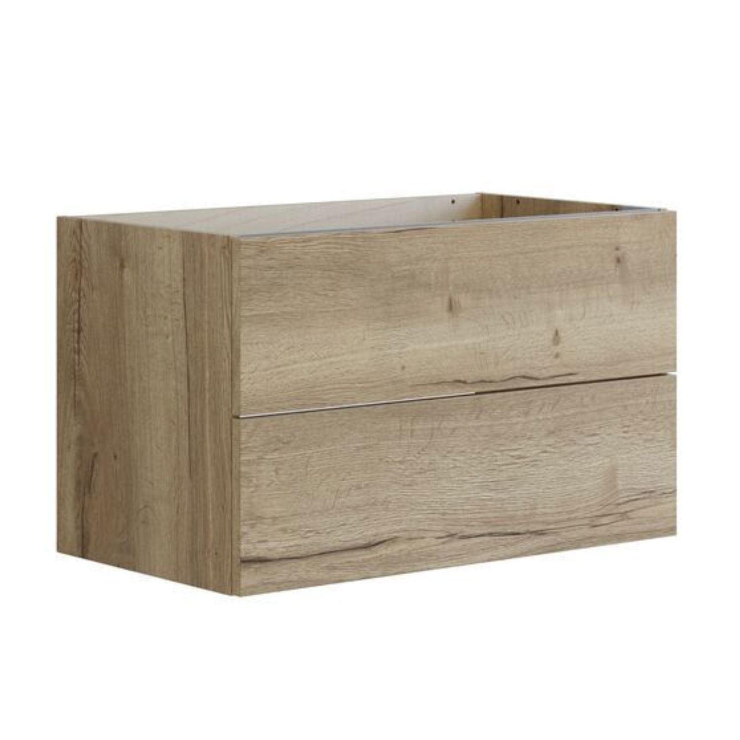 Dansani Inzo Glatt Servantskap 2 skuff H48 Natur eik / 80cm Dansani Servantskap DA-U20-1049