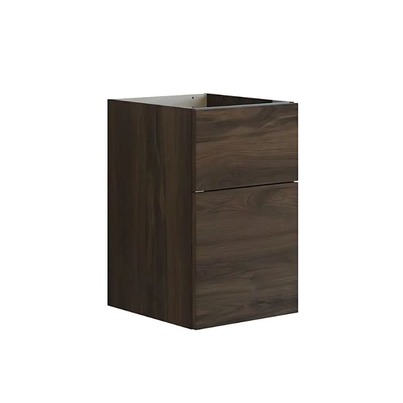 Dansani Inzo Glatt Underskap 2 skuff B40xH64xD44cm Brun eik Dansani Sideskap bad DA-U53-1052