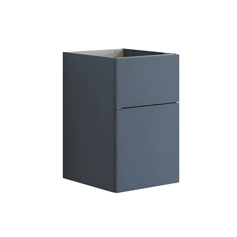 Dansani Inzo Glatt Underskap 2 skuff B40xH64xD44cm Grå matt Dansani Sideskap bad DA-U53-1003