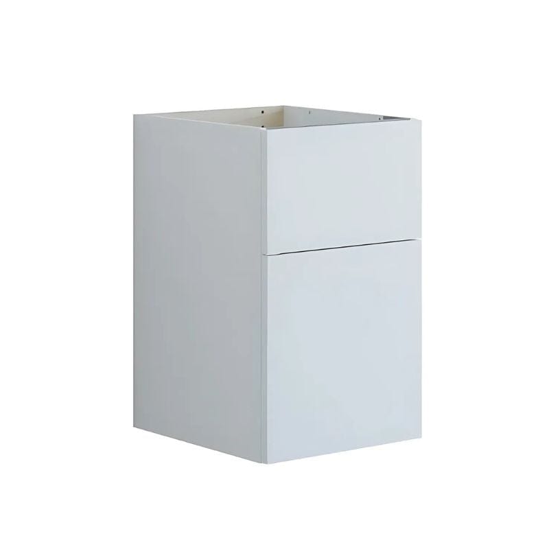 Dansani Inzo Glatt Underskap 2 skuff B40xH64xD44cm Hvit matt Dansani Sideskap bad DA-U53-1010