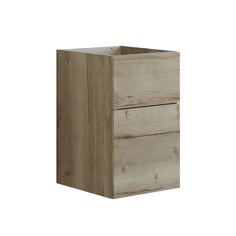 Dansani Inzo Glatt Underskap 2 skuff B40xH64xD44cm Natur eik Dansani Sideskap bad DA-U53-1049