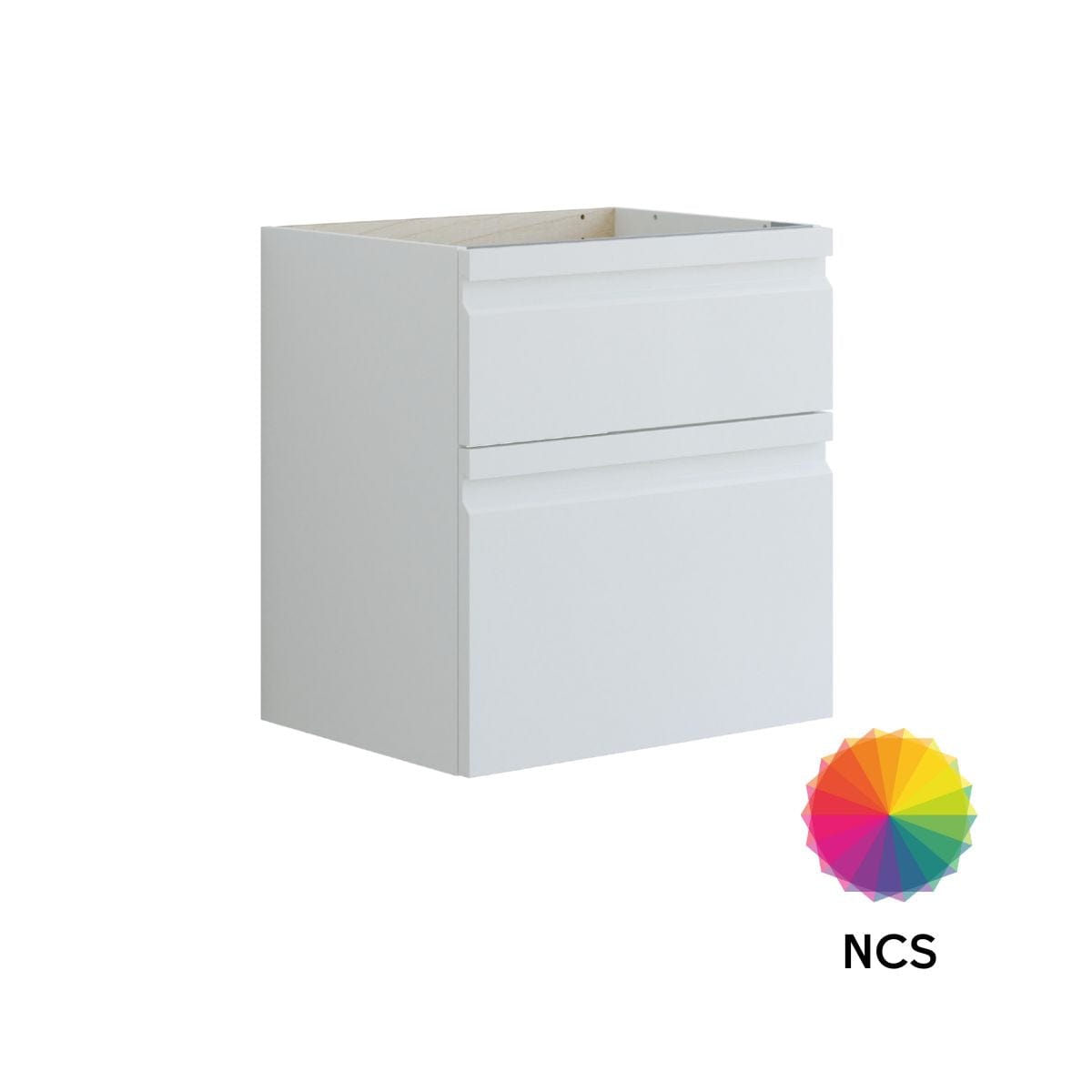 Dansani Inzo Integrert Servantskap 2 skuff ekstra høy underskuff NCS farge / 60cm Dansani Servantskap DA-U24-2099