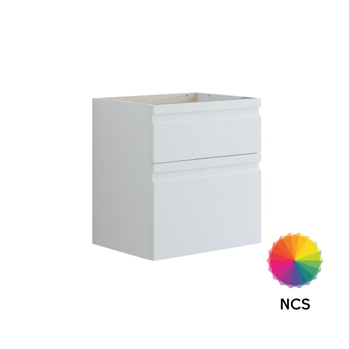 Dansani Inzo Integrert Sideskap 2 skuff NCS farge / 60cm Dansani Sideskap bad DA-U37-2099