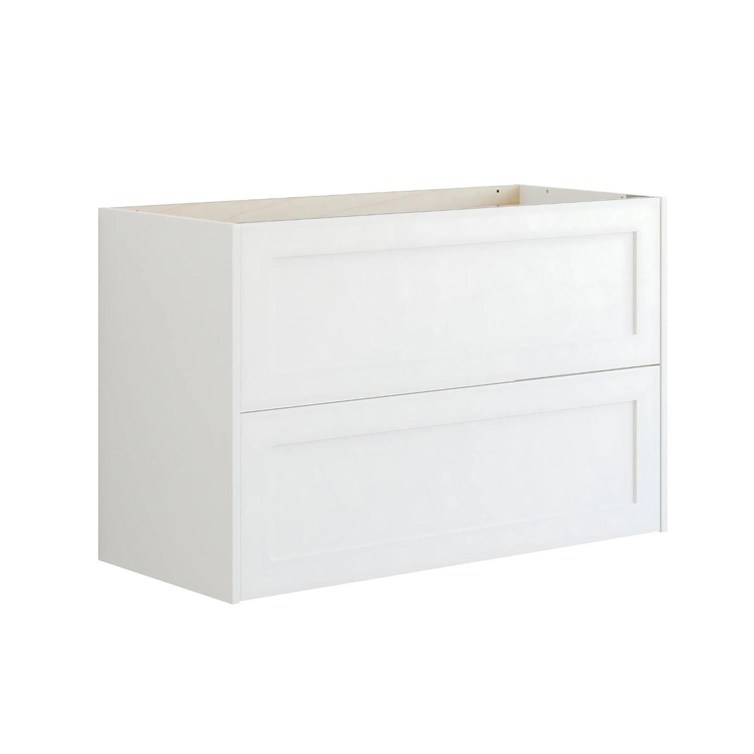 Dansani Inzo Ramme Skap 2 skuff B60-120xH64xD44cm Hvit matt / 100cm Dansani Sideskap bad DA-T17-3010