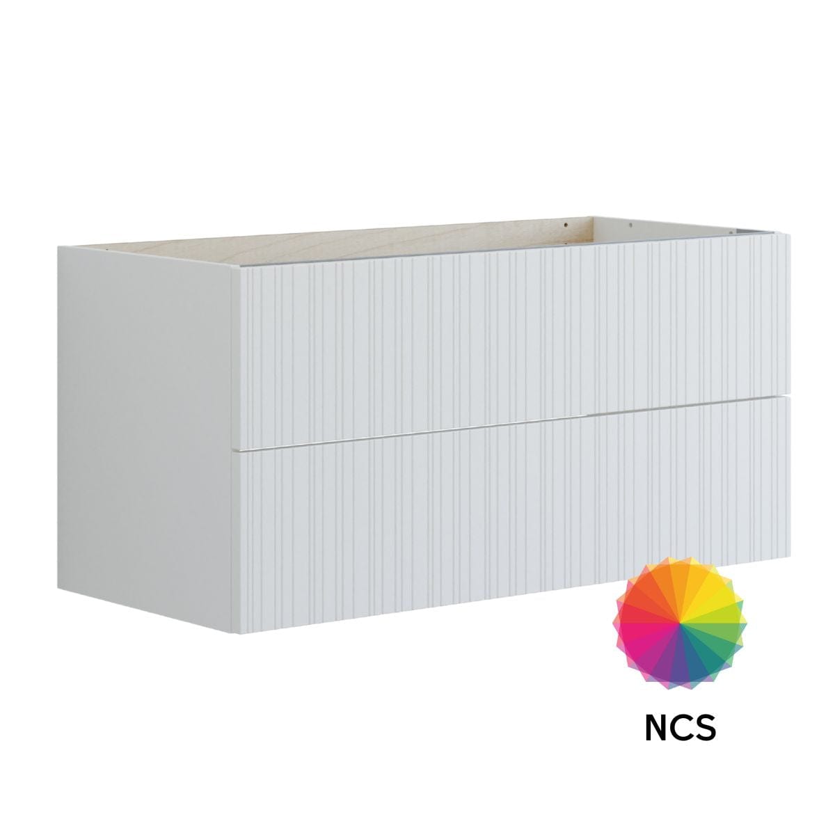 Dansani Inzo Riflet Servantskap 2 skuff B60-120xH48xD44cm NCS farge / 100cm Dansani Servantskap DA-U21-9099