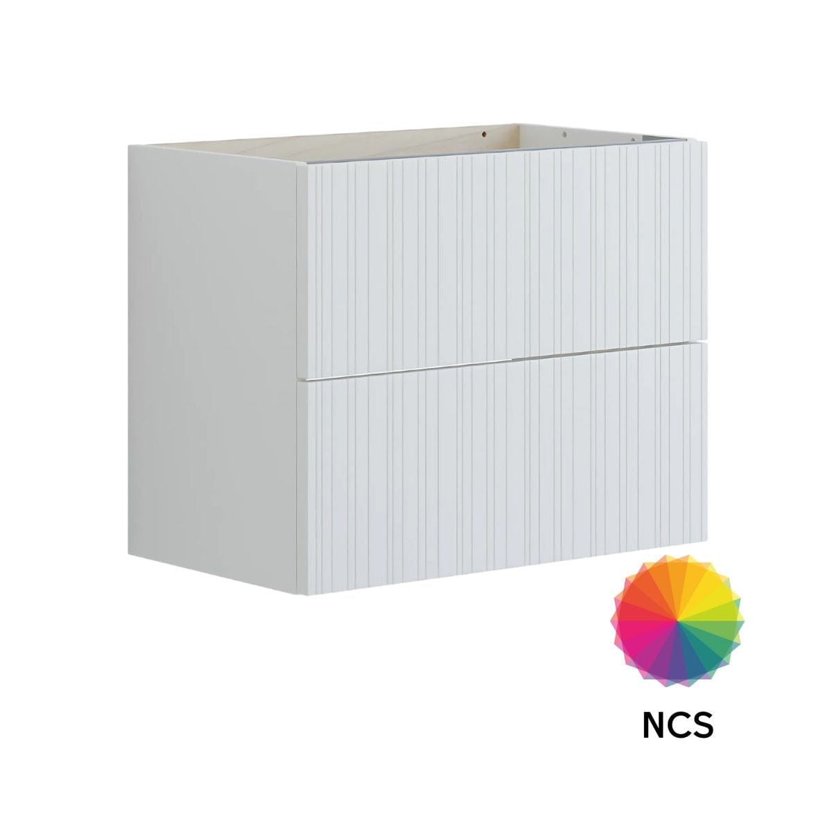 Dansani Inzo Riflet Servantskap Slim 2 skuff B60-80xH48xD35cm NCS farge / 60cm Dansani Servantskap DA-U07-9099