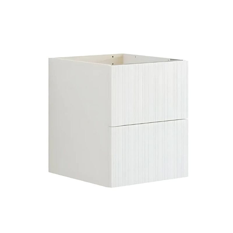 Dansani Inzo Riflet Underskap 2 skuff B40xH48xD44cm Hvit matt / 48cm Dansani Sideskap bad DA-U52-9010