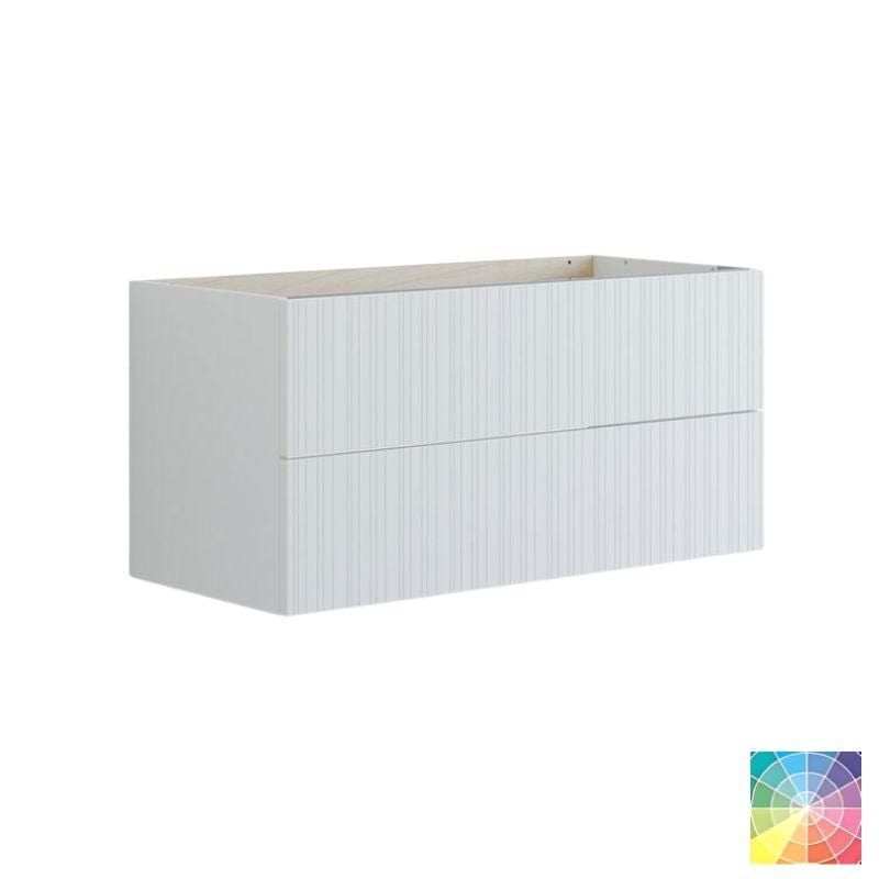 Dansani Inzo Riflet Underskap 2 skuff B60-120xH48xD44cm NCS farge / 100cm Dansani Sideskap bad DA-U35-9099